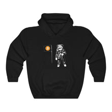 Load image into Gallery viewer, Bitcoin has Landed Hooded Sweatshirt