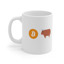 Load image into Gallery viewer, Bitcoin Bull Mug 11oz