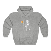 Load image into Gallery viewer, Bitcoin has Landed Hooded Sweatshirt