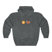 Load image into Gallery viewer, Bitcoin Bull Hooded Sweatshirt