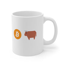 Load image into Gallery viewer, Bitcoin Bull Mug 11oz