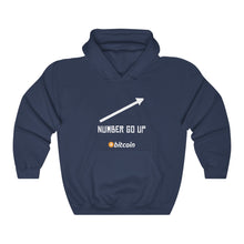 Load image into Gallery viewer, Number Go Up Hooded Sweatshirt