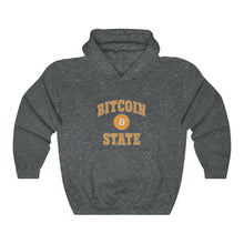 Load image into Gallery viewer, Bitcoin State Hooded Sweatshirt
