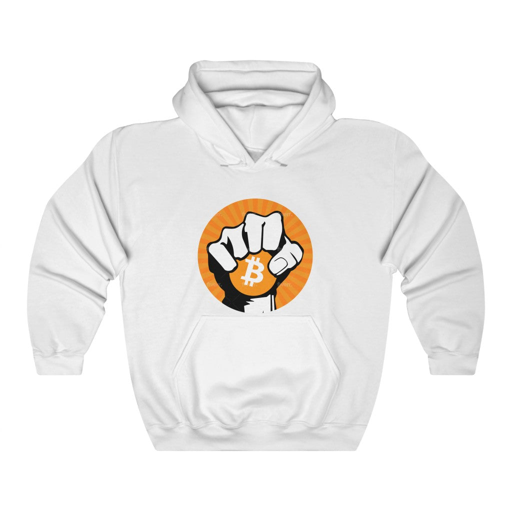 Strong Hands (White) Hooded Sweatshirt