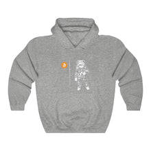 Load image into Gallery viewer, Bitcoin has Landed Hooded Sweatshirt
