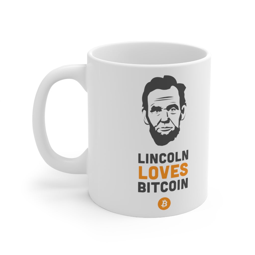 Lincoln Love Bitcoin Mug 11oz