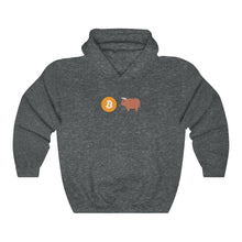 Load image into Gallery viewer, Bitcoin Bull Hooded Sweatshirt
