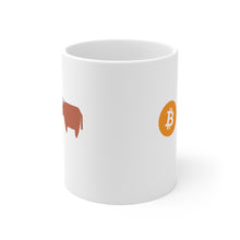 Load image into Gallery viewer, Bitcoin Bull Mug 11oz
